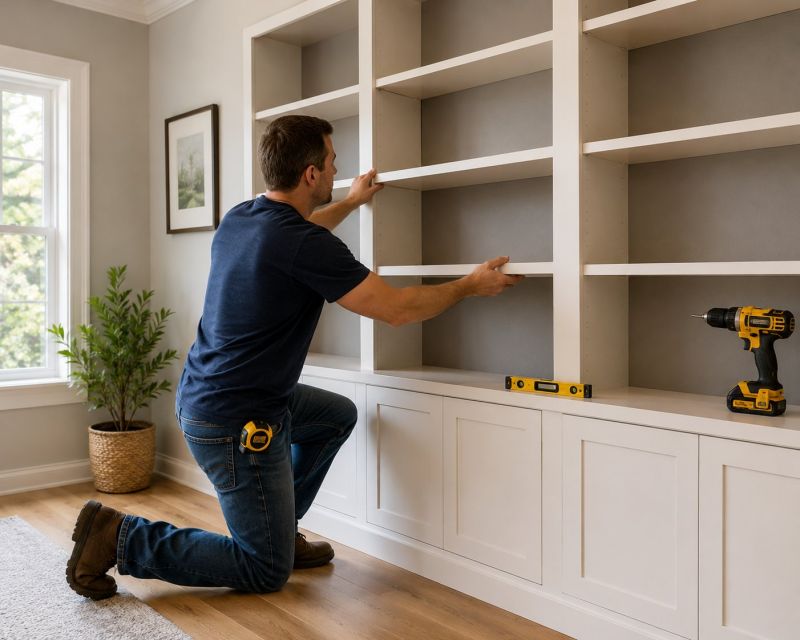 Bookcase Painting Service